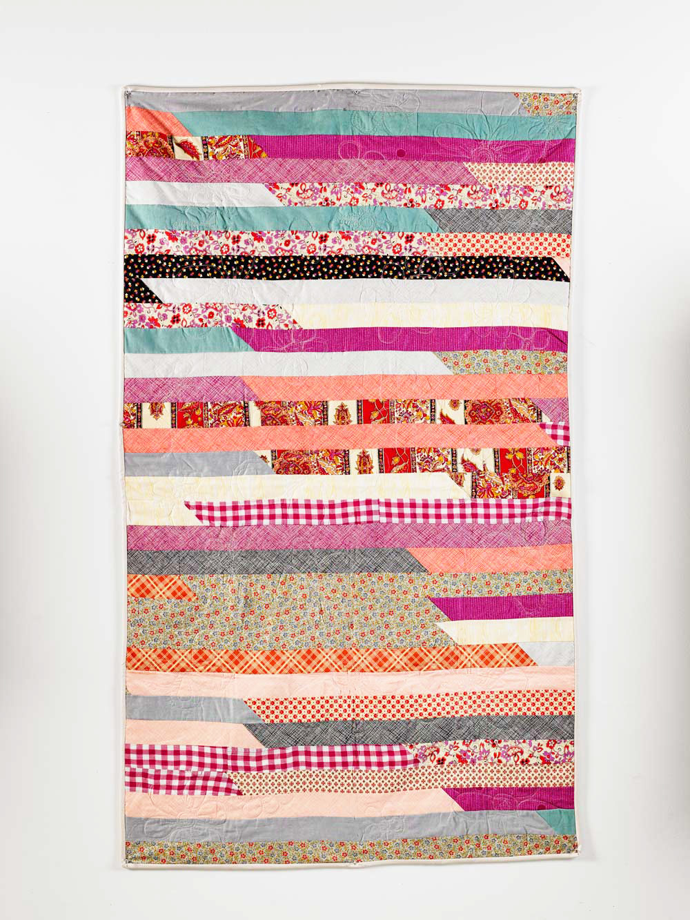Jelly Roll Race Quilt by Wise Craft Handmade