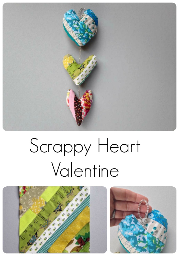 Scrappy Heart DIY Valentine