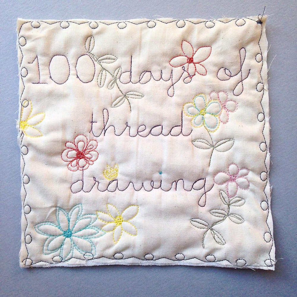 100daysofthreaddrawing by Wise Craft Handmade