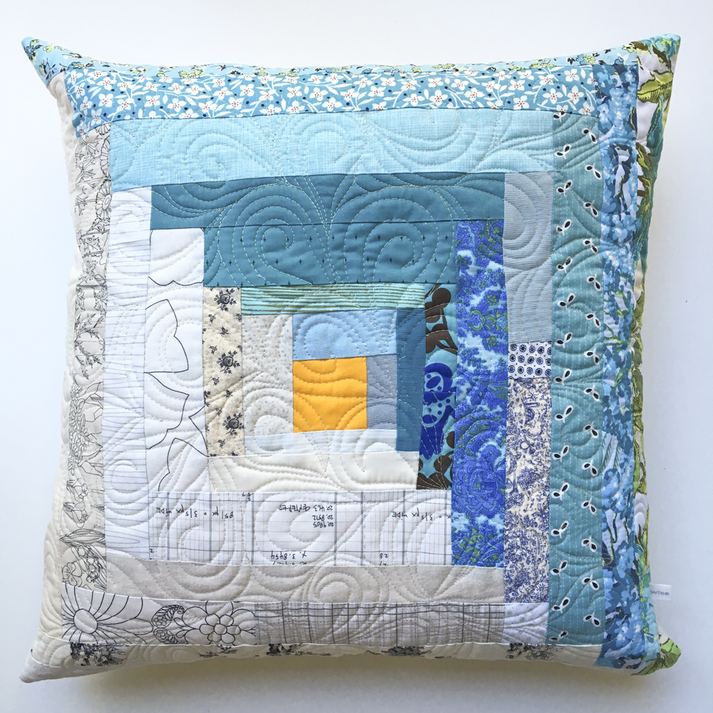 patchwork throw pillow