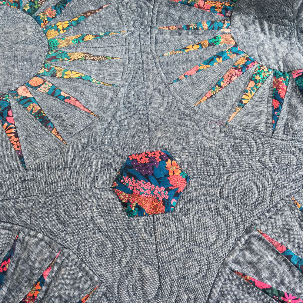 liberty spikes quilt 3