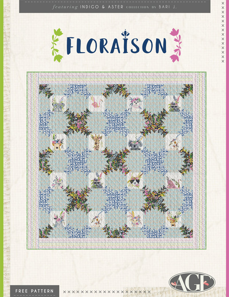 Floraison Pattern Cover
