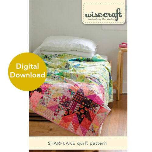 Starflake Modern Scrappy Quilt Pattern by Blair Stocker