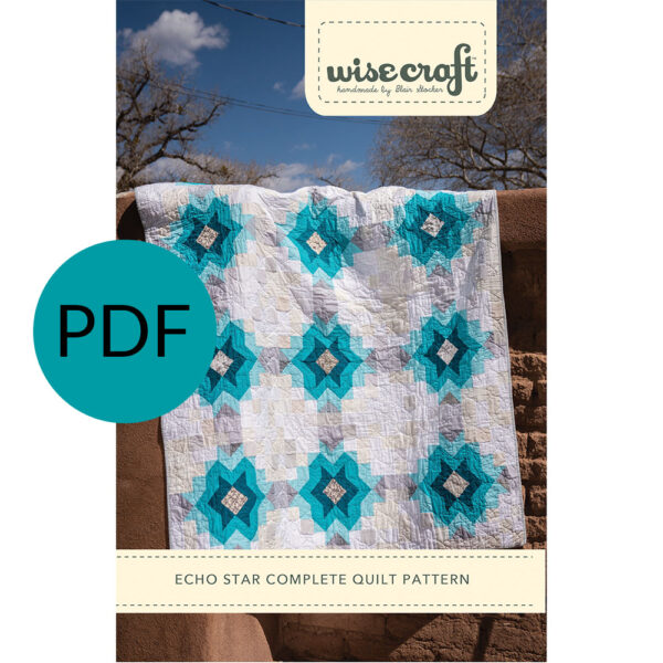Echo Star Modern Quilt Pattern PDF