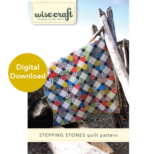 Stepping Stones scrappy quilt pattern by Blair Stocker
