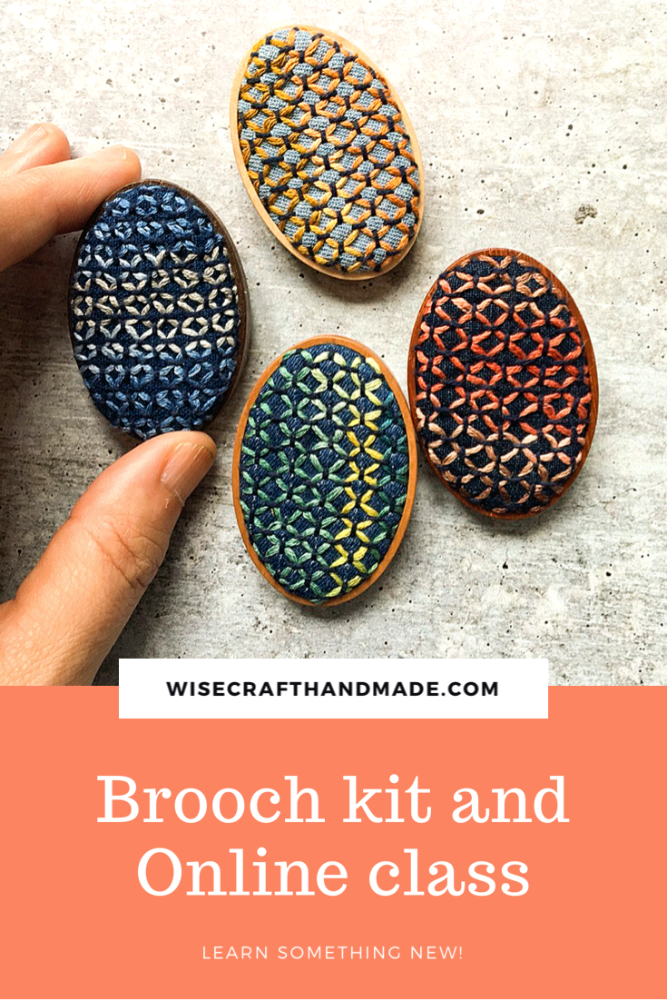 Brooch DIY kit, craft kit