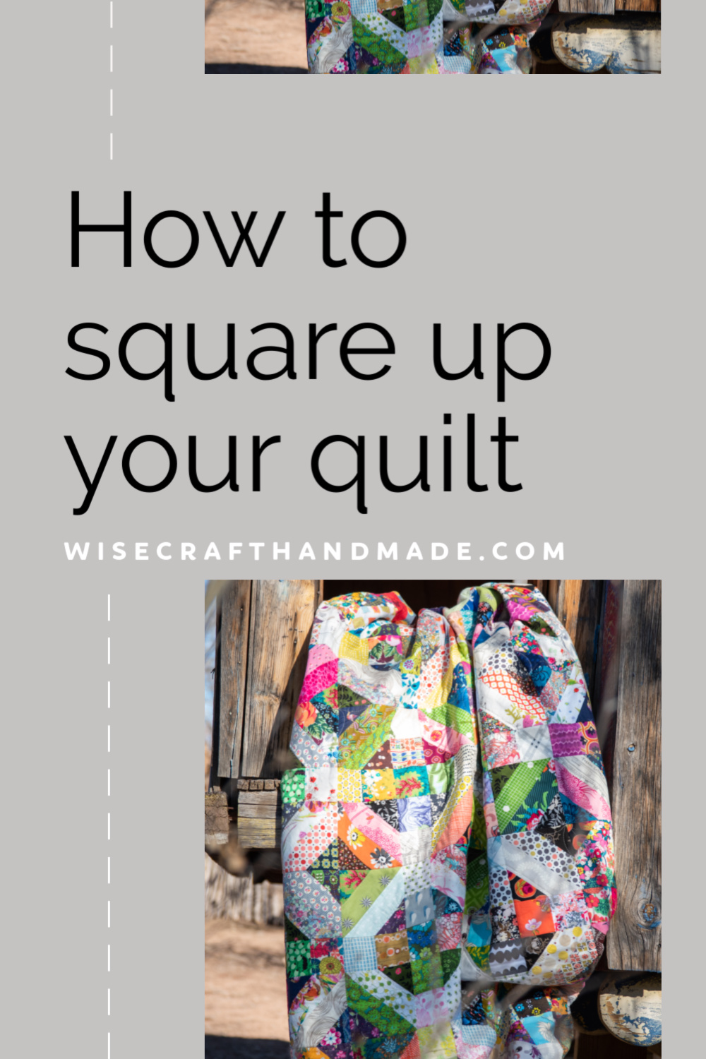 how to square up a quilt
