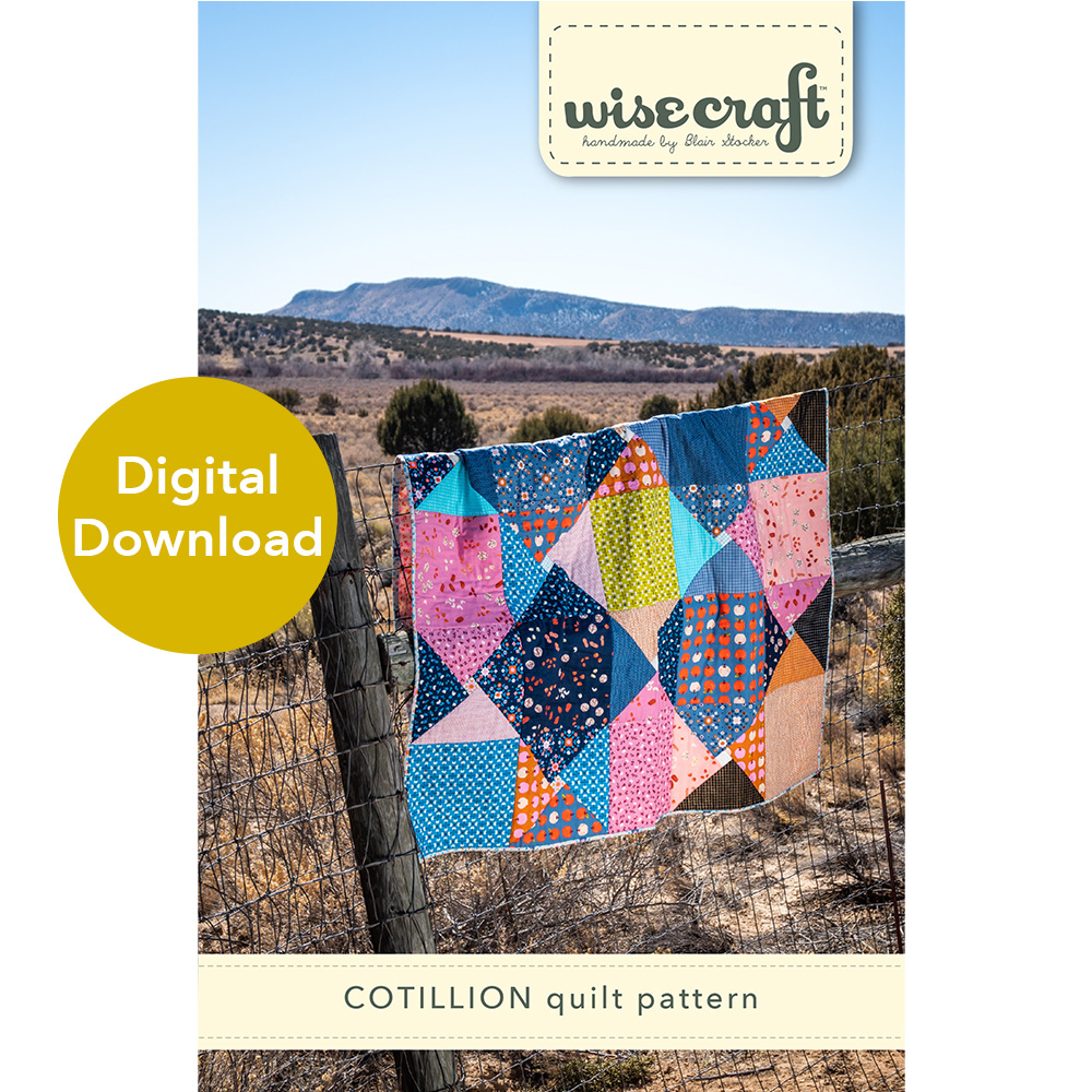Cotillion Modern Quilt Pattern by Wise Craft Handmade