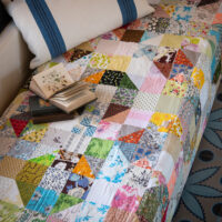 Nuts and Bolts Scrappy Modern Quilt Pattern Easy