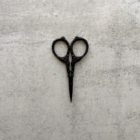 Rose Embroidery Scissors- Black