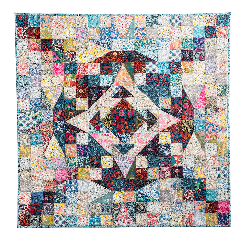 Savannah, the 2024 Block of the Month in the Quilt As Desired Club