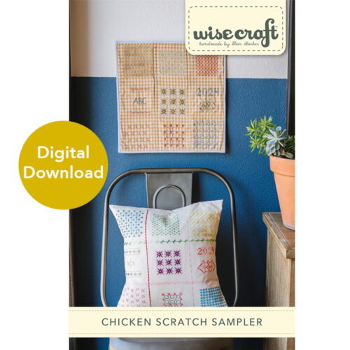 Chicken Scratch Embroidery Sampler Pattern