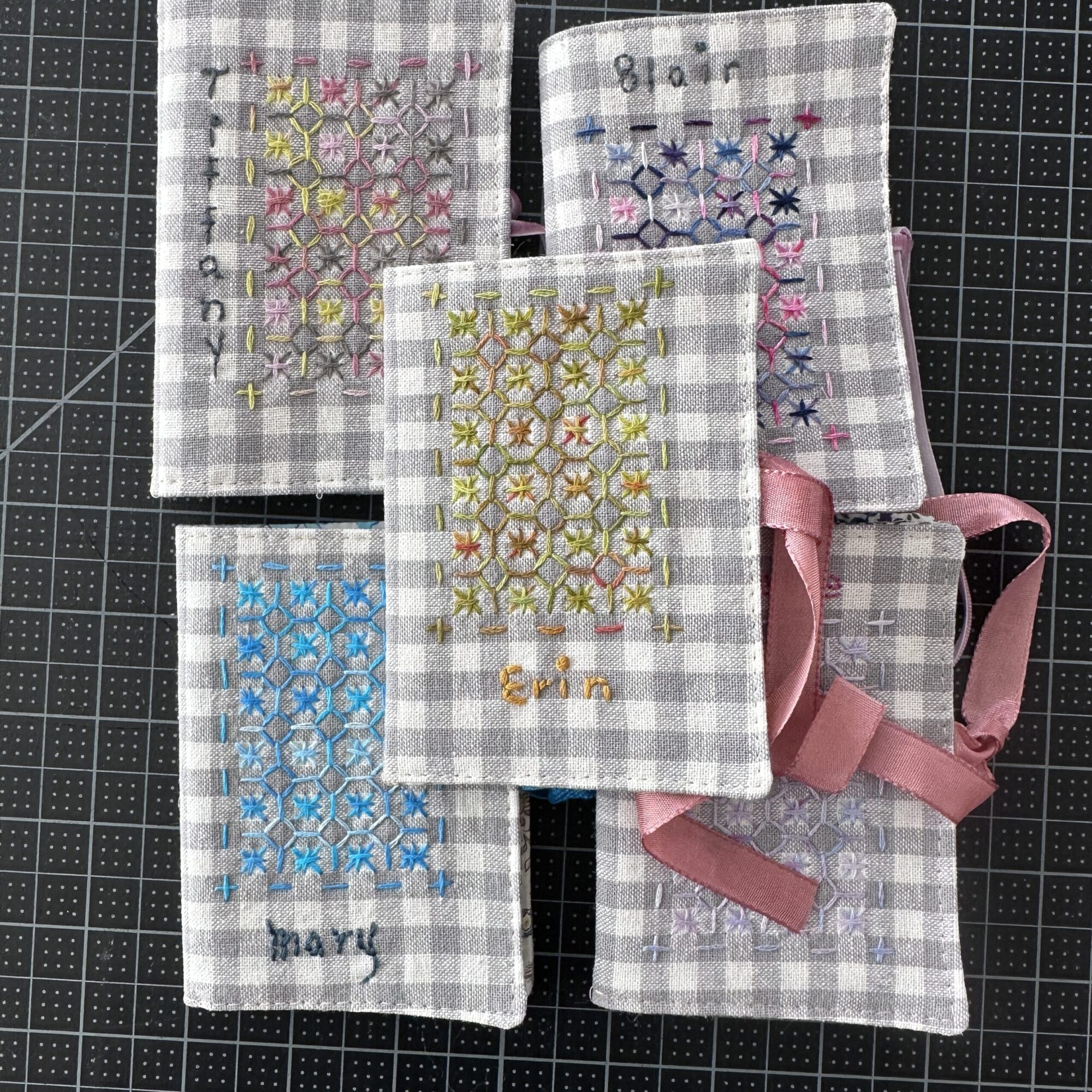 Making Zen Chicken Scratch Embroidered Needlebook