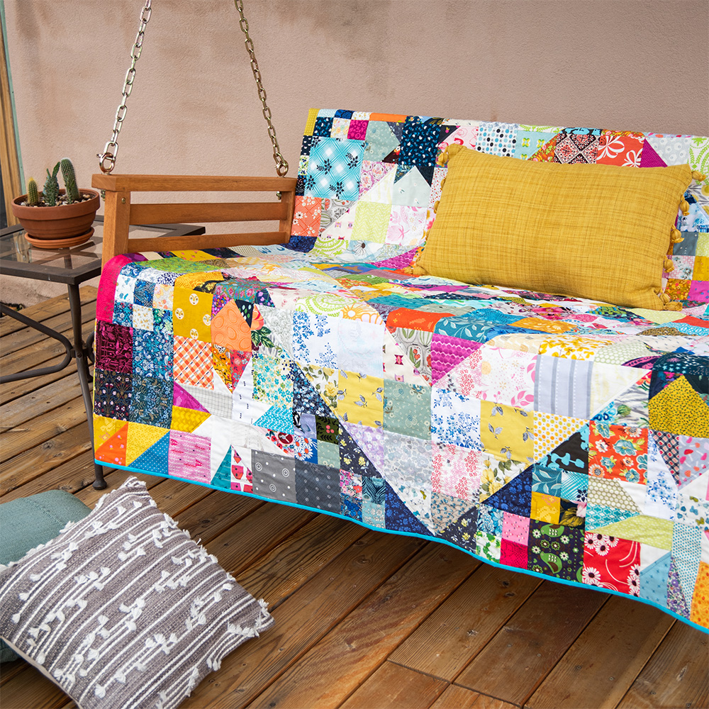 Estrela Block of the month on swing