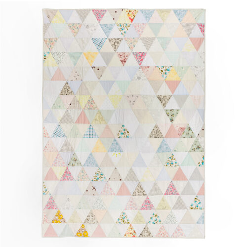 Luminous Pyramids quilt Wise Craft Handmade