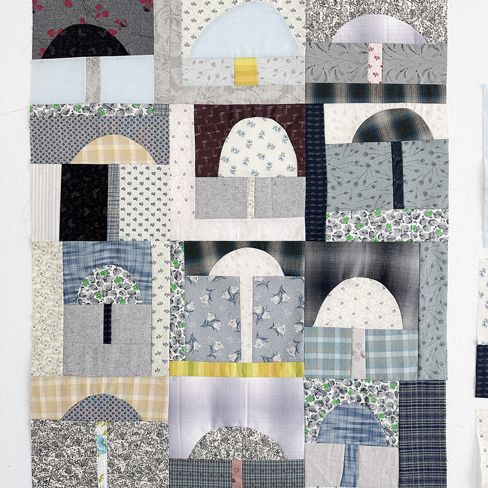 Mushroom quilt by Blair Stocker