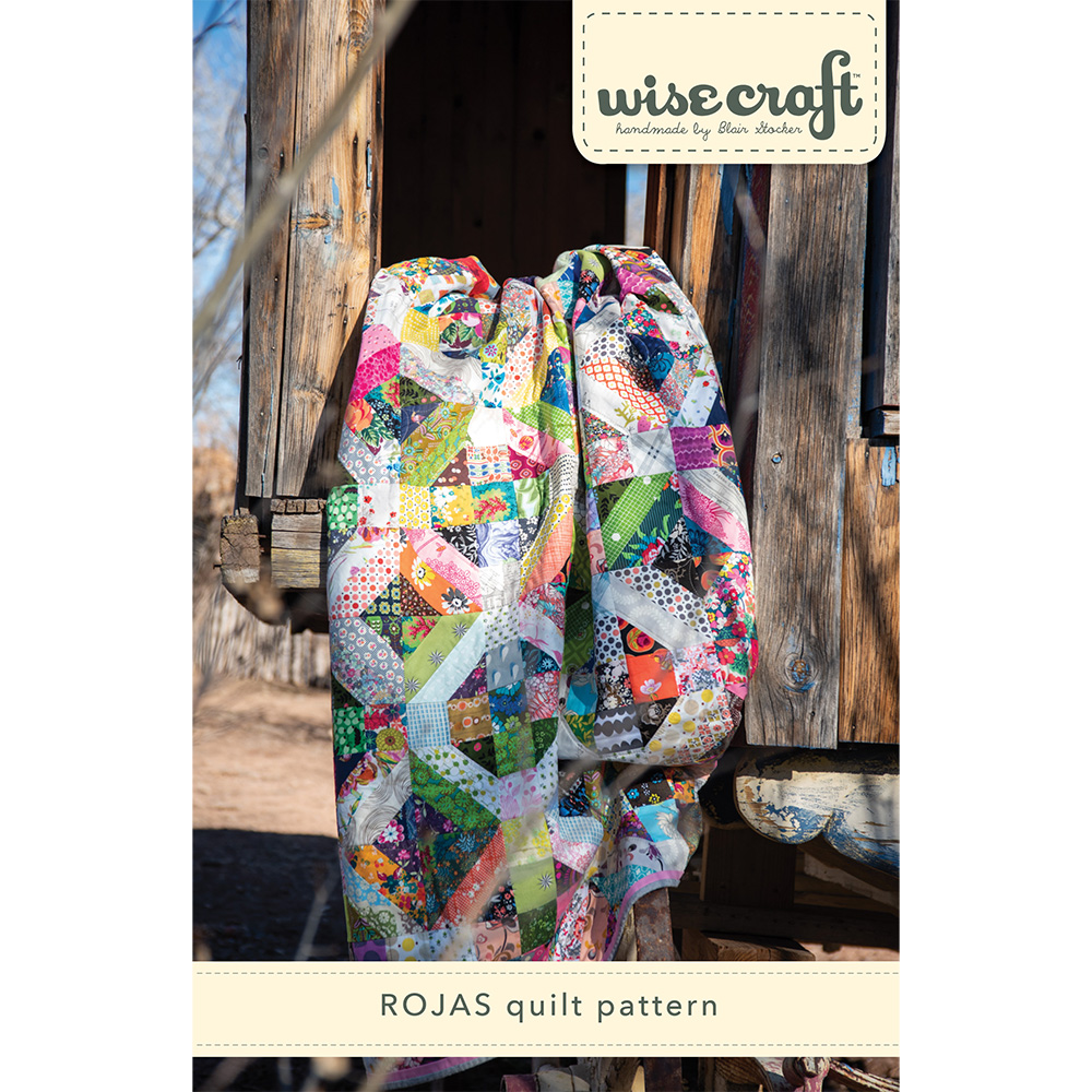 Rojas modern quilt pattern by Blair Stocker of Wise Craft Handmade