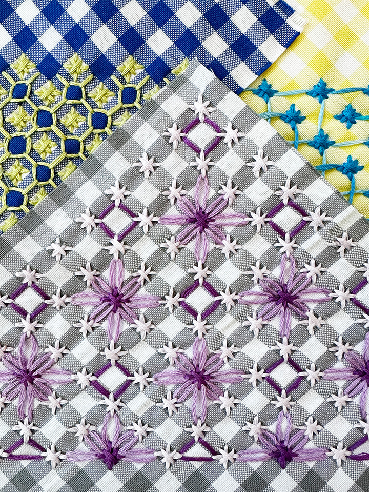 Blair's favorite thread for Chicken Scratch Embroidery