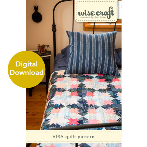 Vira modern quilt pattern by Wise Craft Handmade