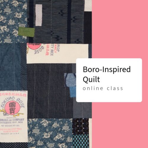 Boro Inspired Quilt online class by Blair Cathey Stocker