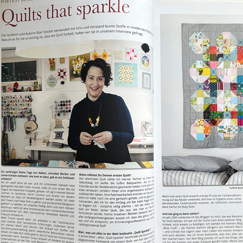 Patchwork Professional Magazine Wise Craft Handmade