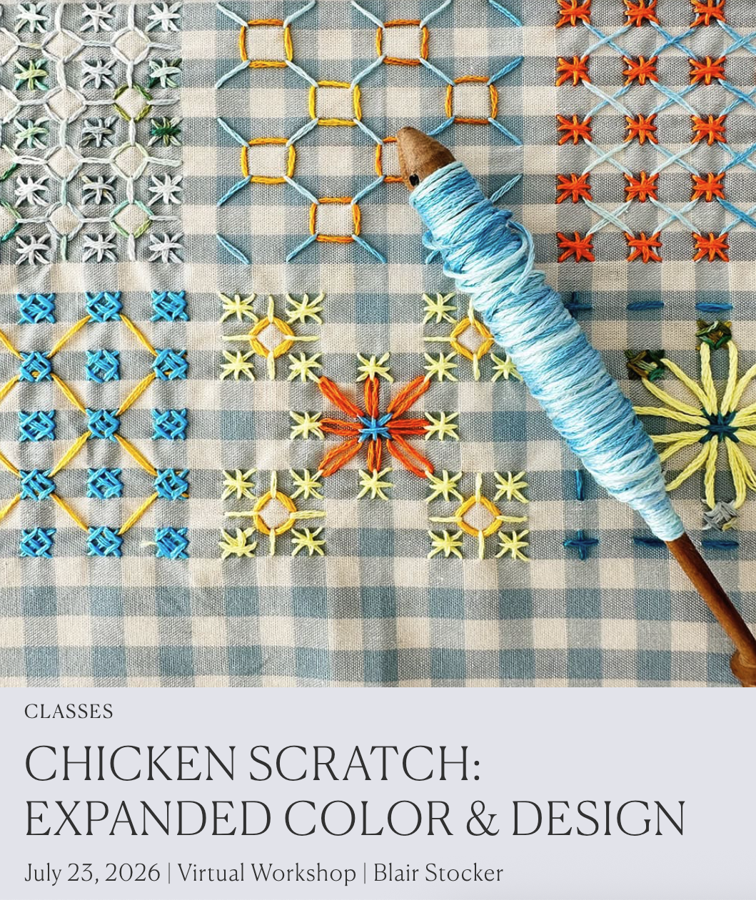 Chicken Scratch Embroidery: Expanded Color and Design with Tatter