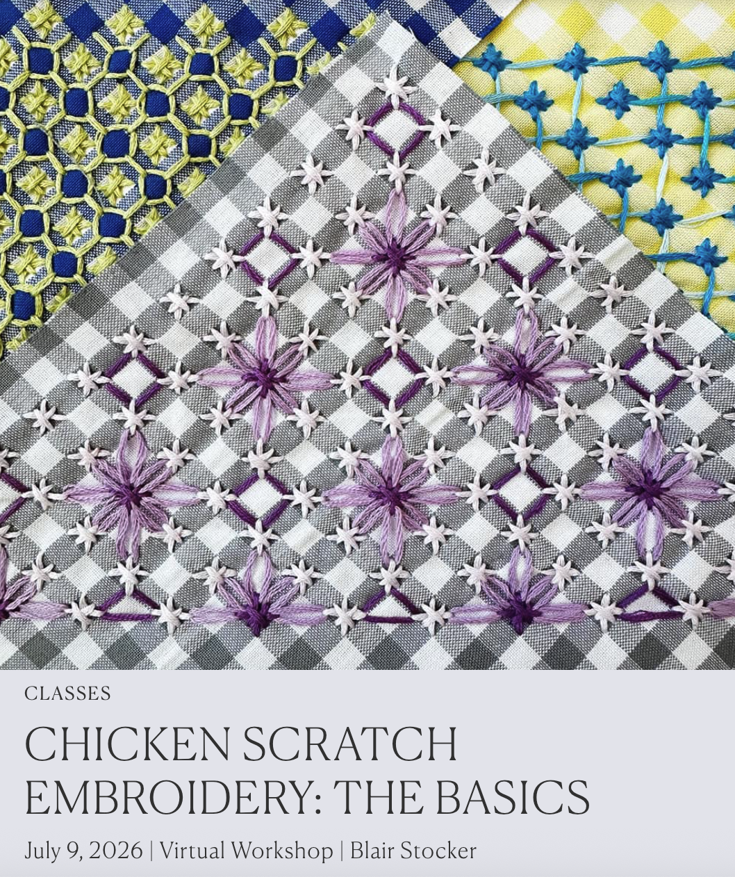 Chicken Scratch Embroidery: The Basics with Tatter