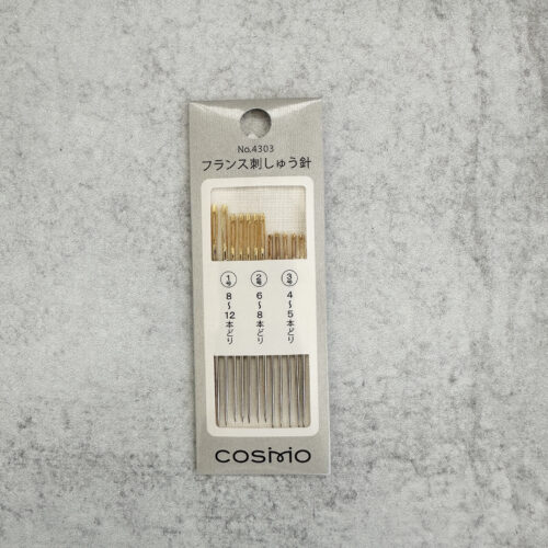 Cosmo Free Stitch Embroidery Needle Assortment Pack of 12