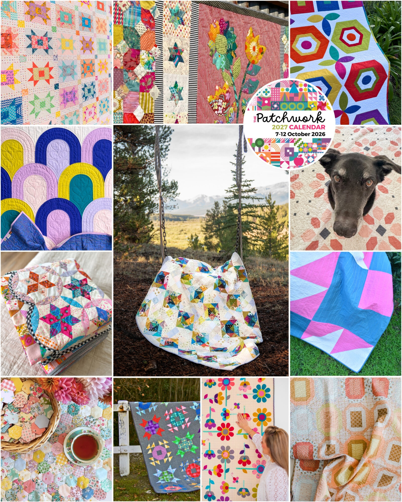 2027 patchwork calendar